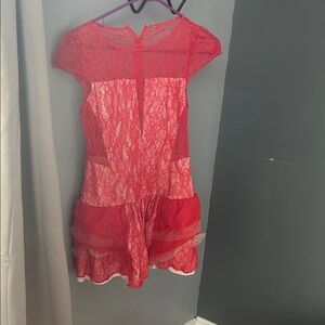 Red Lace Dress